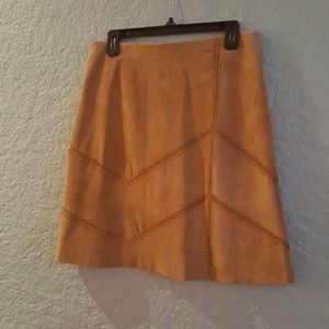 Brandon Thomas Suade Skirt